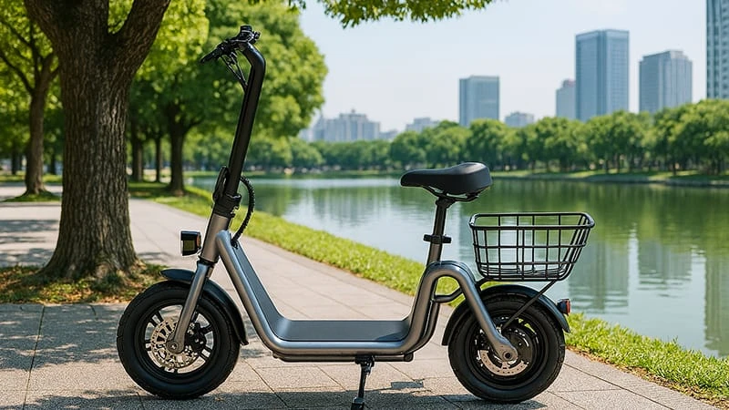 electric assist bike, commuter ebike, mini commuter ebike, lightweight electric bike, POLEEJIEK electric assist